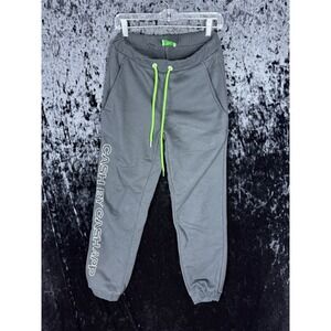 CASH BY CASH APP Joggers Adult XS Black Drawstring Heavyweight Logo